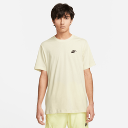 Men's - Nike NSW Club Short Sleeve T-Shirt  - Black/Sail