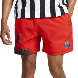 Men's - All City By Just Don Shooting Shorts - Brilliant Red/Red