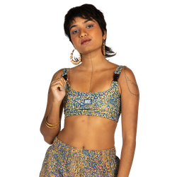 Women's - Melody Ehsani Utility Sports Bra - Leopard