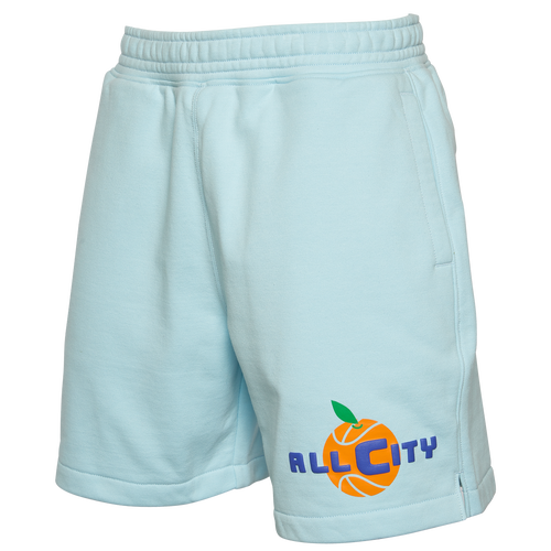 

All City By Just Don Mens All City By Just Don Jumpshot Fleece Shorts - Mens Blue/Corydalis Size XL