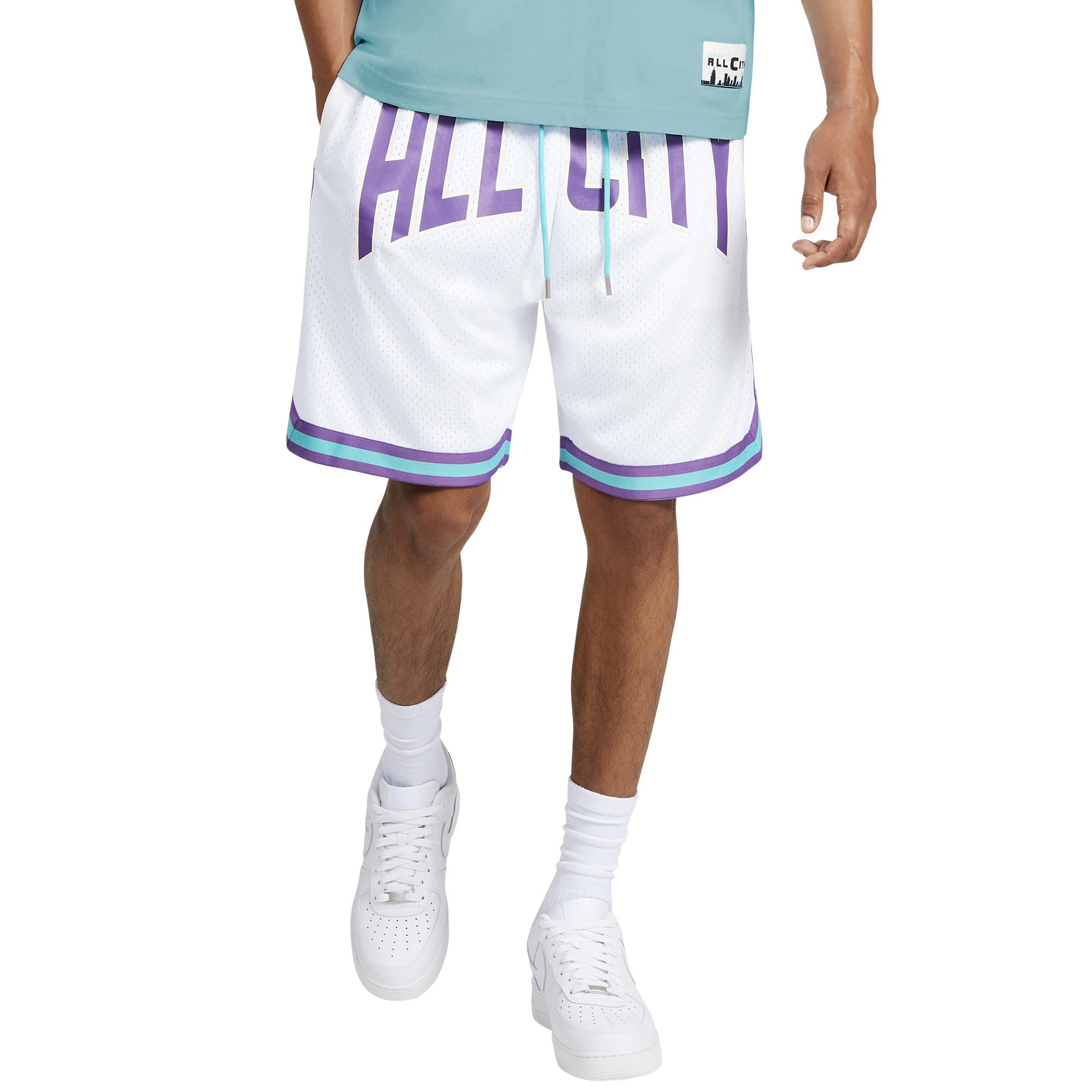 Charlotte Hornets Purple JUST DON Shorts