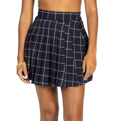 

Melody Ehsani Womens Melody Ehsani Noami Tennis Skirt - Womens Navy Size L