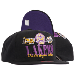 Men's - Mitchell & Ness Lakers Reframe Retro Snapback - Purple/Black