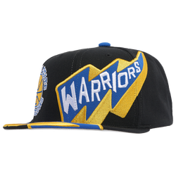 Men's - Mitchell & Ness Warriors Fast Times Snapback - Black/Blue