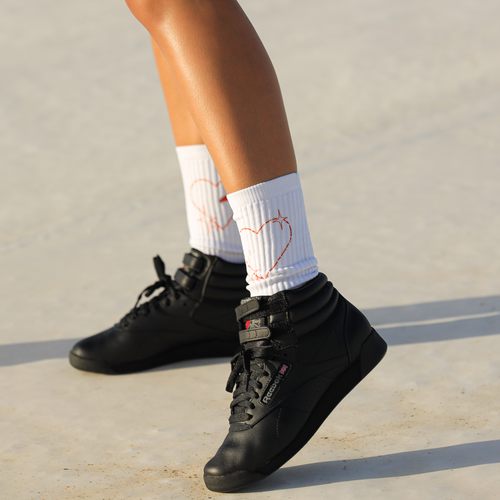 Reebok freestyle hi black womens online