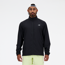 Men's - New Balance Athletics Stretch Woven Jacket  - Black