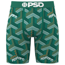Men's - PSD Graphic Briefs - Green/White