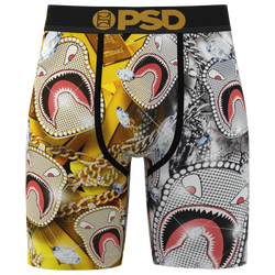 Men's - PSD Graphic Briefs - Gold/Silver/Black