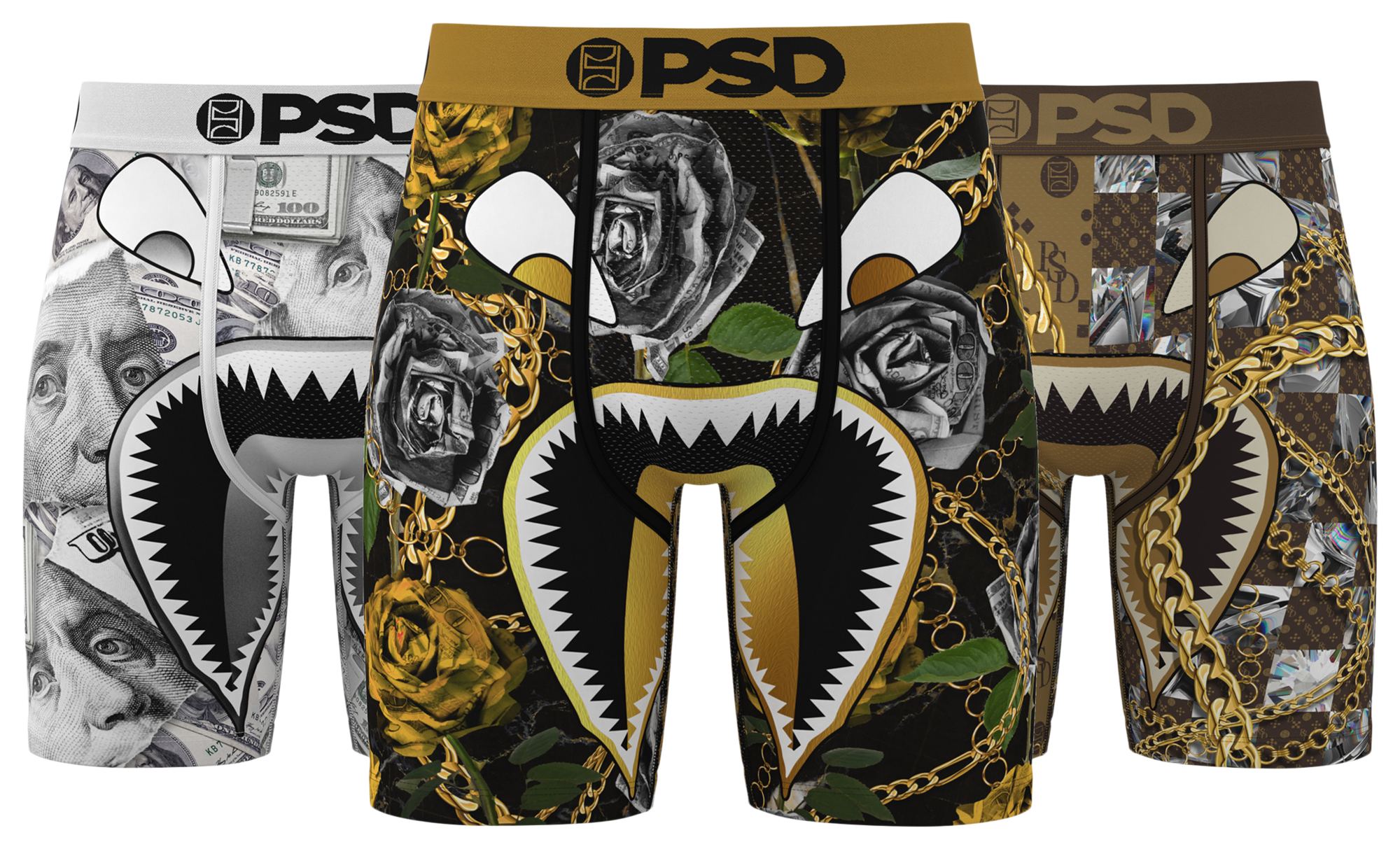PSD Graphic Briefs 3 Pack - Men's