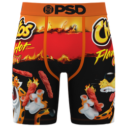 Men's - PSD Graphic Briefs - Black/Orange/Red