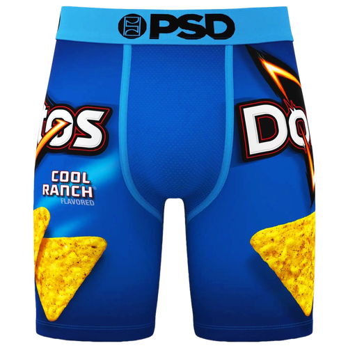 MENS - PSD Graphic Briefs - Blue/Orange