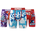 PSD Graphic Briefs 3 Pack - Psd Red/Purple