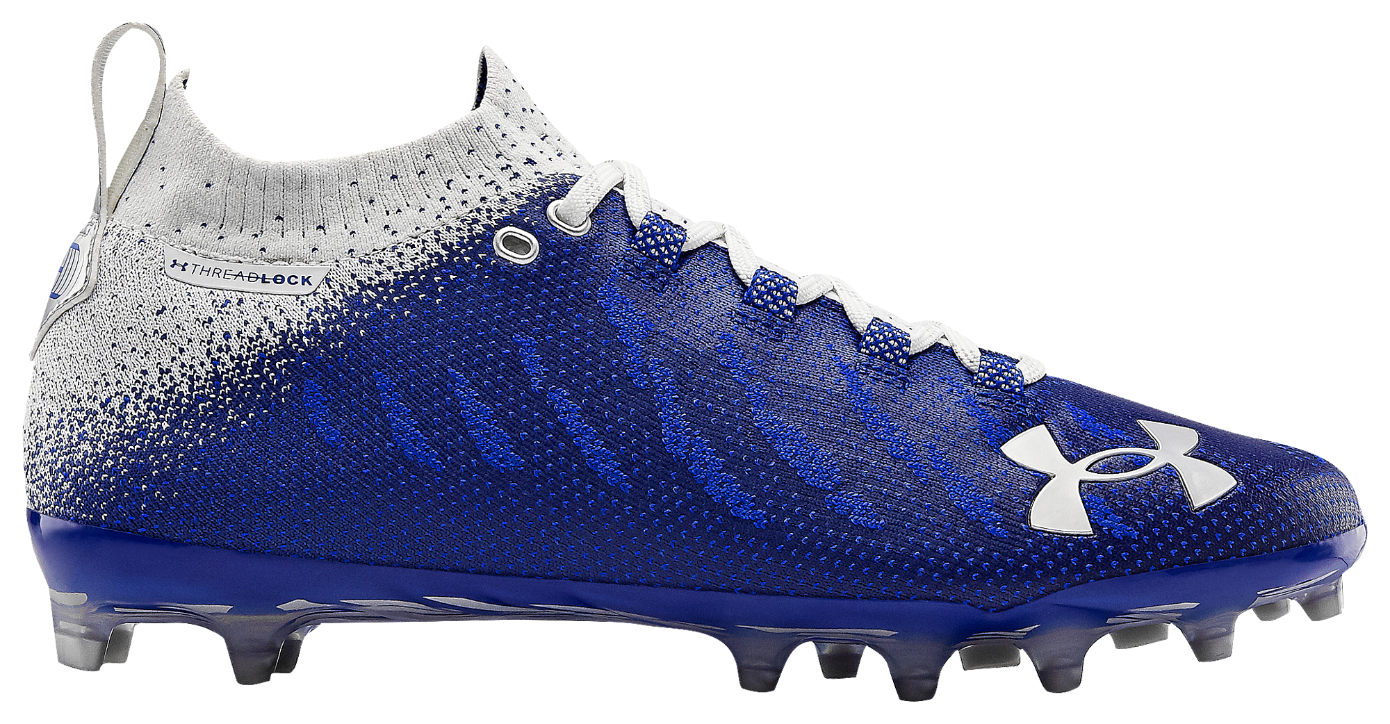 blue under armour football cleats