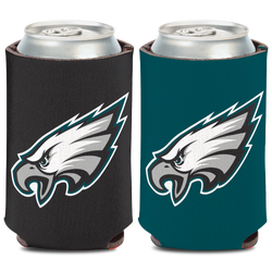 Adult - WinCraft Philadelphia Eagles 12 OZ Can Cooler - Silver/Midnight Green/Black