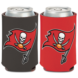 Adult - WinCraft Tampa Bay Buccaneers 12 OZ Can Cooler - Buccaneer Red/Black/Pewter