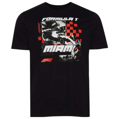 

PUMA Mens PUMA Formula 1 Celebration T-Shirt - Mens Black/Red Size M