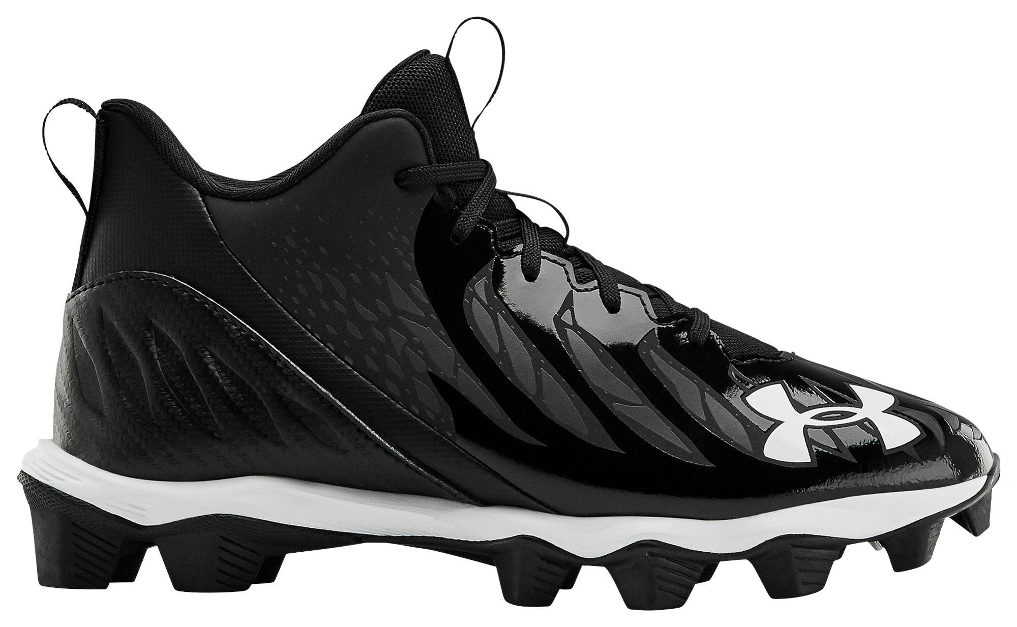 boys black football cleats