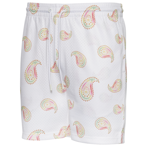 

CSG Mens CSG Paisley Practice Shorts - Mens White/Multi Size M