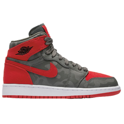 Boys' Grade School - Jordan AJ 1 High - River Rock/Black/University Red