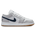 Jordan AJ 1 Low  - Boys' Grade School White/Midnight Navy