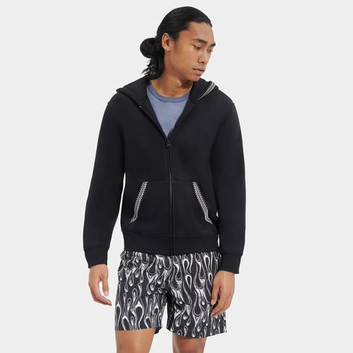 

UGG Mens UGG Tazman Full-Zip Hoodie - Mens Black Size S