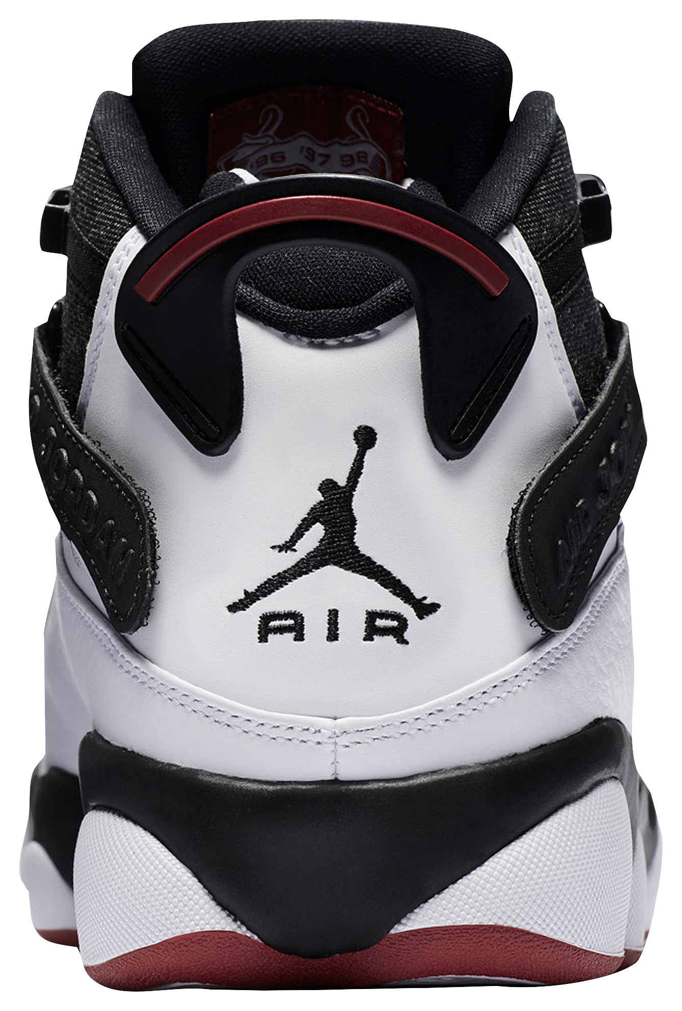 jordan 6 rings white black red