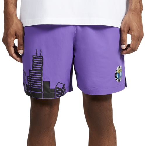 

All City By Just Don Mens All City By Just Don Shooting Shorts - Mens Purple/Purple Size XXL
