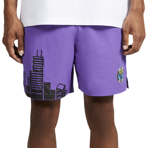 Just Don Men's Shorts - Purple - S