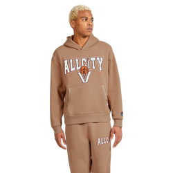 Men's - All City By Just Don Block Sport Core Hoodie - Amphora/Amphora