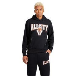 Men's - All City By Just Don Block Sport Core Hoodie - Black/Black