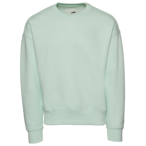 

LCKR Mens LCKR Fleece Crew - Mens Green/Green Size L