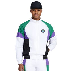 Men's - All City By Just Don Eurocup Warm-Up Jacket - White/White