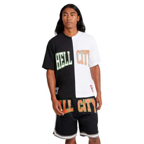 All City By Just Don Mens  Hell City T-shirt In White/white