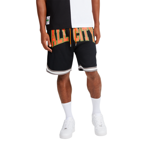 

All City By Just Don Mens All City By Just Don Basketball Short - Mens Black/Black Size M