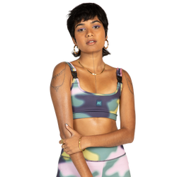Women's - Melody Ehsani Utility Sports Bra - Camo