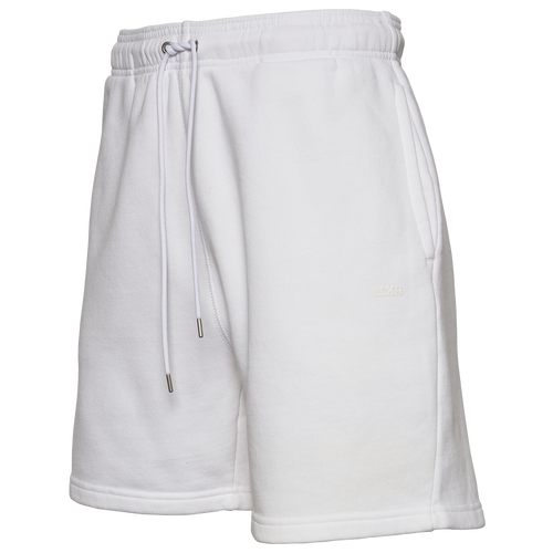 

LCKR Mens LCKR Fleece Shorts - Mens White/White Size XXL