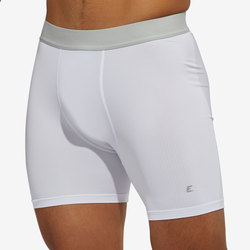 Men's - Eastbay 6" Compression Shorts - White
