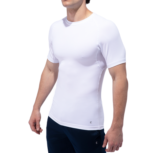 

Eastbay Mens Eastbay Compression T-Shirt - Mens White Size S