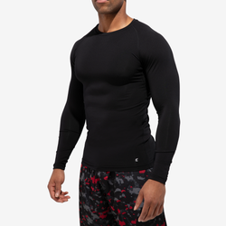 Men's - Eastbay Long Sleeve Compression T-Shirt - Black