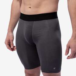 Men's - Eastbay 9" Compression Shorts 2.0 - Charcoal Marled