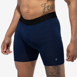 Men's - Eastbay 6" Compression Shorts 2.0 - Navy