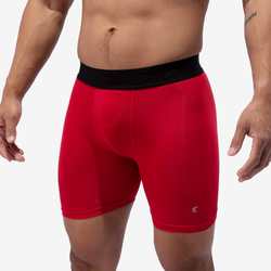 Men's - Eastbay 6" Compression Shorts 2.0 - Red Alert