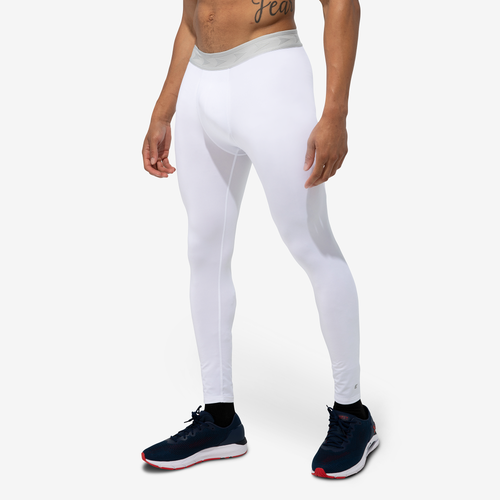 

Eastbay Full Length Training Tights - Mens White Size L