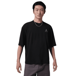 Men's - Jordan Oversized Short Sleeve Crew RCON  - Black/Scream Green