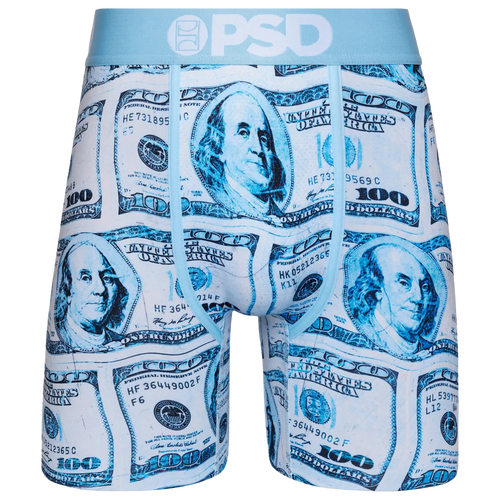 

PSD Mens PSD Blue Bens Underwear - Mens Blue/White Size M