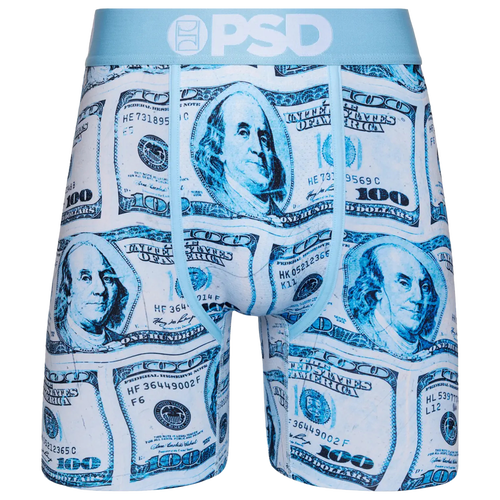 

PSD Mens PSD Blue Bens Underwear - Mens Blue/White Size XL