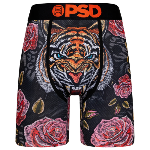 

PSD Mens PSD Signal Stripes Underwear - Mens Black/Red Size L