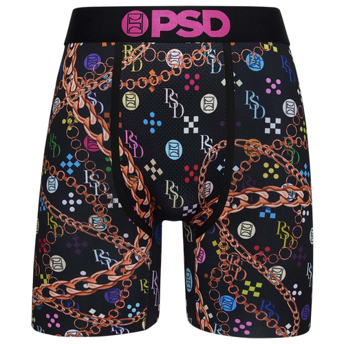 

PSD Mens PSD Multi Luxe Underwear - Mens Black/Multi Size L