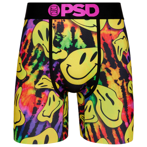 Shop Psd Mens  Happy Trip Underwear In Black/yellow/multi