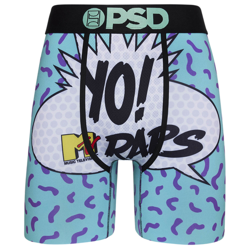 Psd Mens  Graphic Briefs In Yellow/black/white